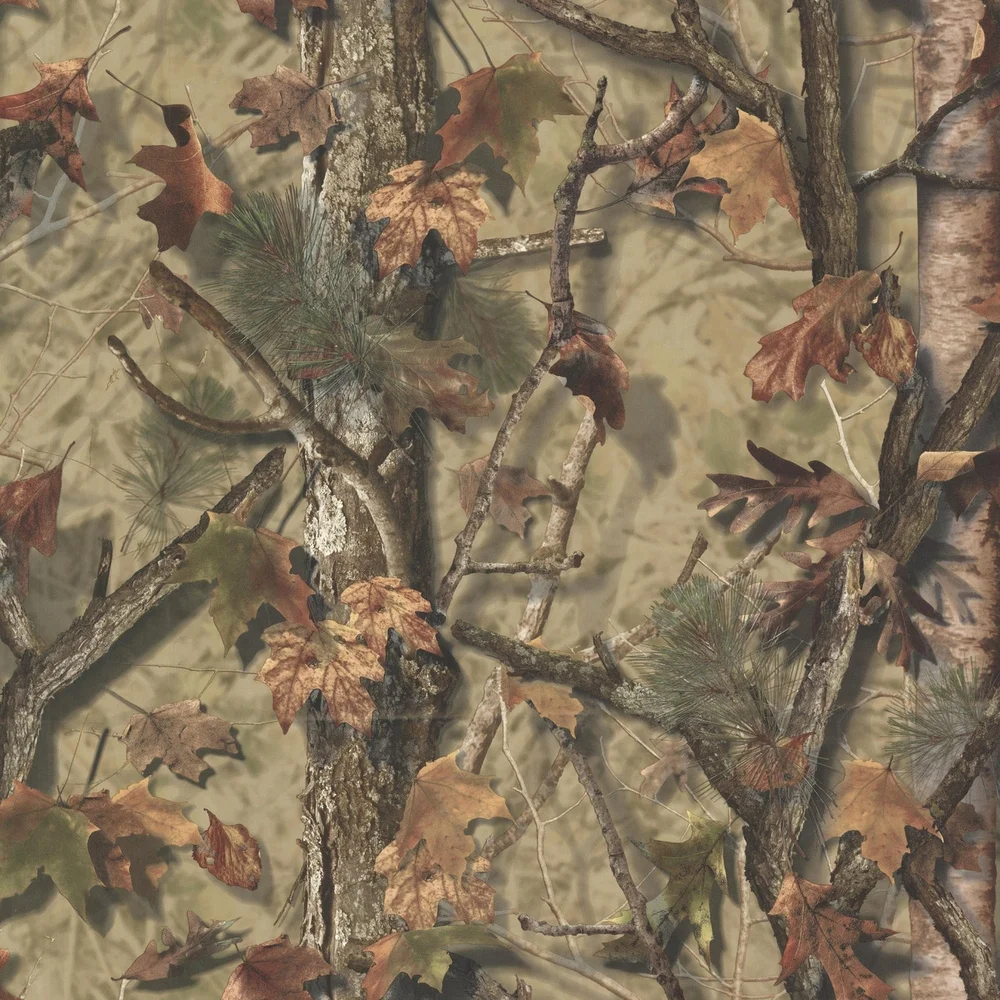 Nature-Inspired Wallpaper with Autumn Leaves